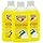3 PCS Flask SUGAR SOAP Concentrate BARTOLINE MEW 500ML REMOVES Grease, Dirt & Nicotine May BE Used AS A General Household Cleaner