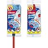 Vileda SuperMocio 3Action XL Mop with Extra Refill, Red/Grey/Blue, 15 x 6 x 117 cm