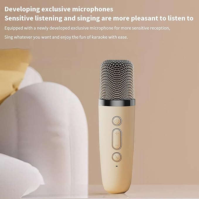Kids Karaoke Machine 2 Microphones: Gift for Girls Boys Kids Birthday Present - Mini Karaoke Machine with Karaoke Wireless Microphones - Portable Music Speaker Toy for Ages 3-12 Children - Any Cololr Amazon RRP 17.99