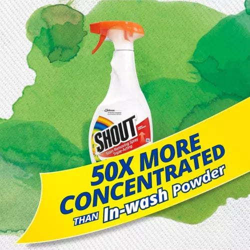 Shout Laundry Stain Remover Liquid 500ml x 3