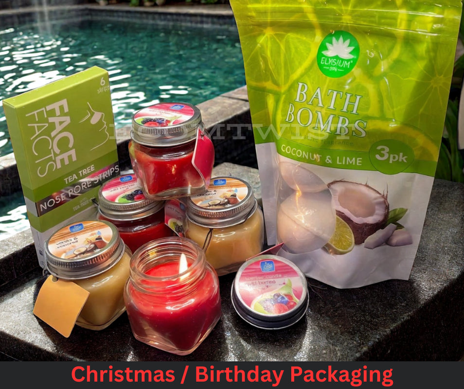 Luxurious Christmas Candle Set – the Perfect Holiday Gift for Relaxation & Pampe