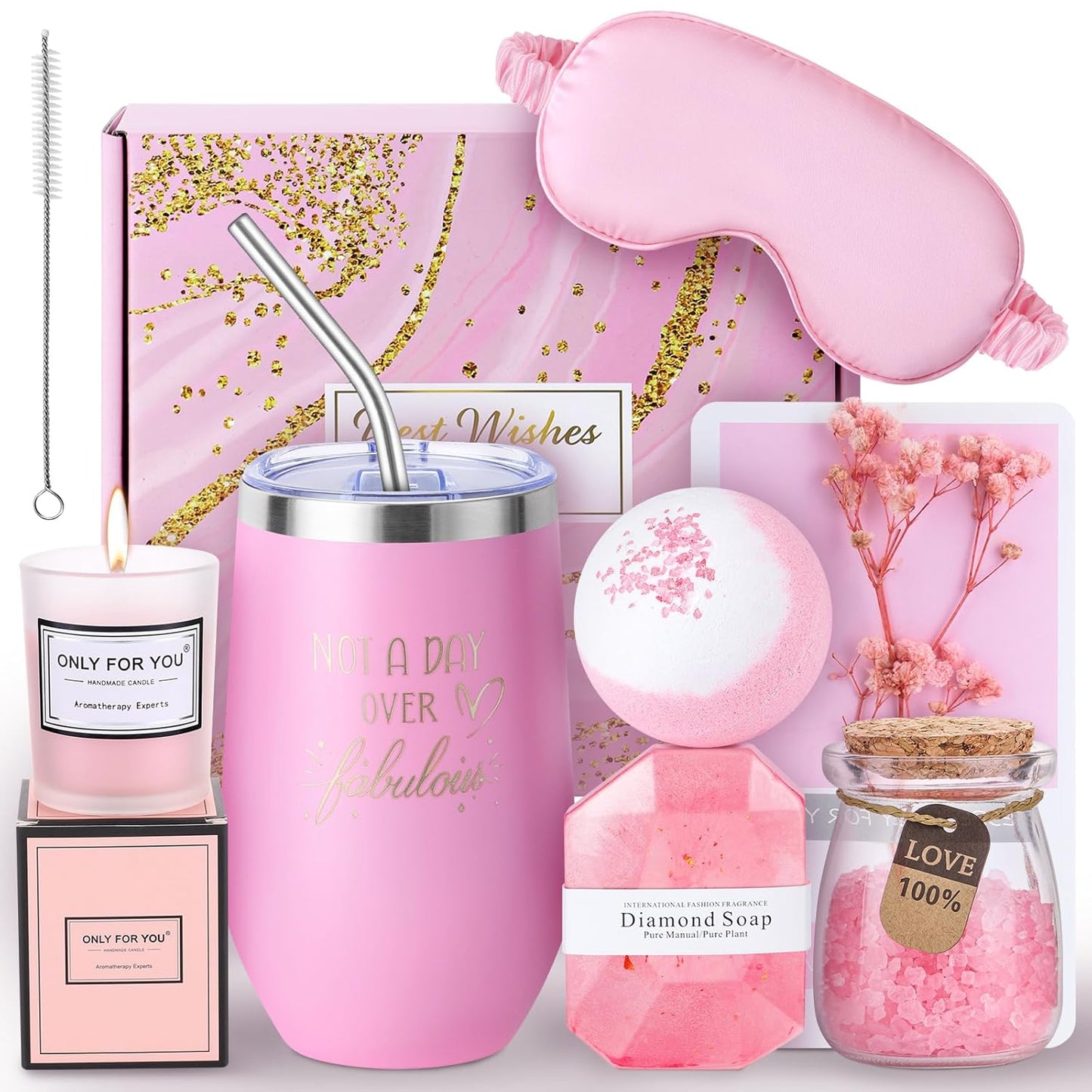 Pink Series Gift Set Spa Gift Basket Set Mother's Day Girlfriend Creative Souvenir Gift Box