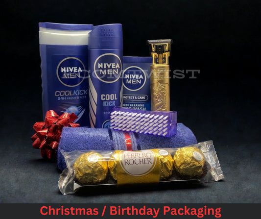 Men’S Birthday Nivea Gift Hamper Basket Gift Idea for Him Dad Husband Christmas