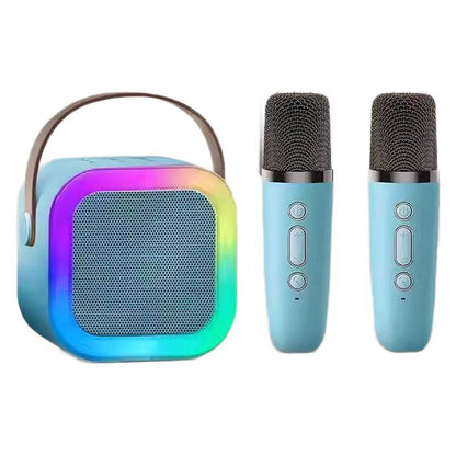 Kids Karaoke Machine 2 Microphones: Gift for Girls Boys Kids Birthday Present - Mini Karaoke Machine with Karaoke Wireless Microphones - Portable Music Speaker Toy for Ages 3-12 Children - Any Cololr Amazon RRP 17.99