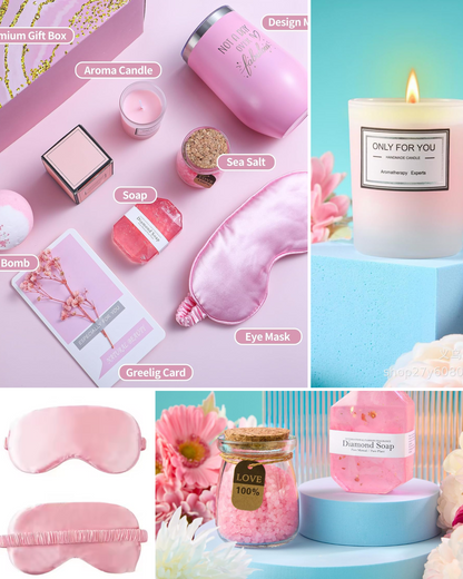 Pink Series Gift Set Spa Gift Basket Set Mother's Day Girlfriend Creative Souvenir Gift Box