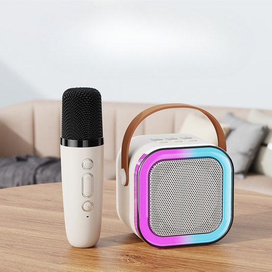 Kids Karaoke Machine 2 Microphones: Gift for Girls Boys Kids Birthday Present - Mini Karaoke Machine with Karaoke Wireless Microphones - Portable Music Speaker Toy for Ages 3-12 Children - Any Cololr Amazon RRP 17.99