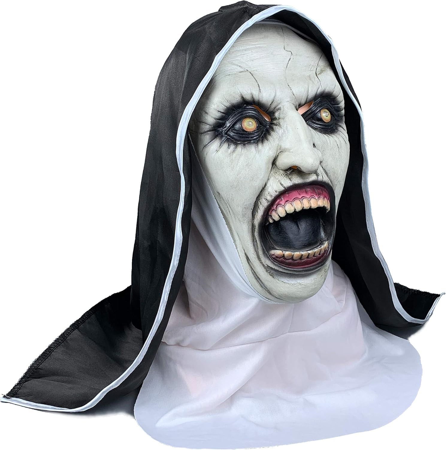 Halloween Latex Full Head Mask the Nun Horror Scary Cosplay Costume Mask