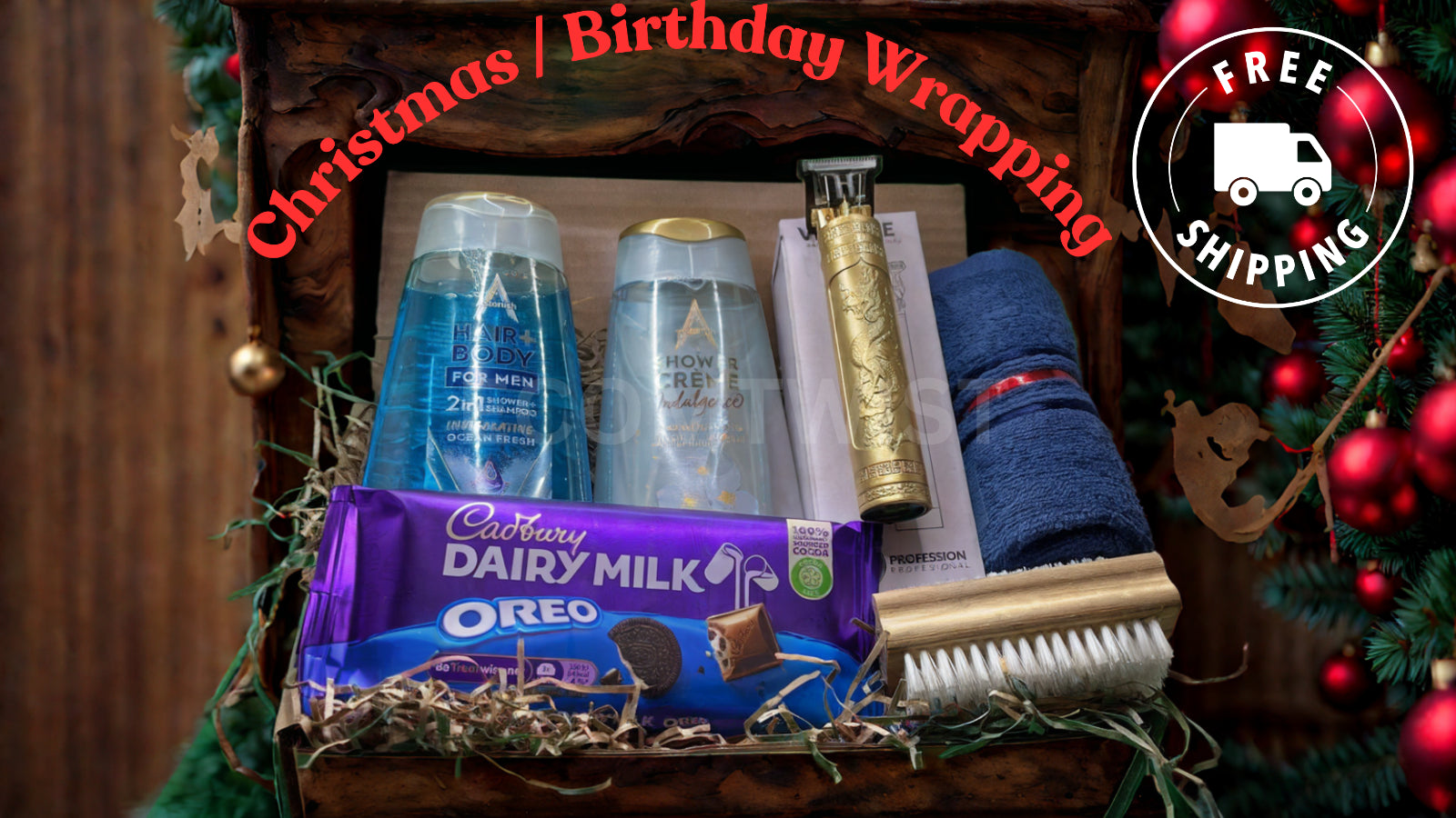 Astonish Men'S Birthday Pamper Hamper Gift Set Box for Him Christmas Gift