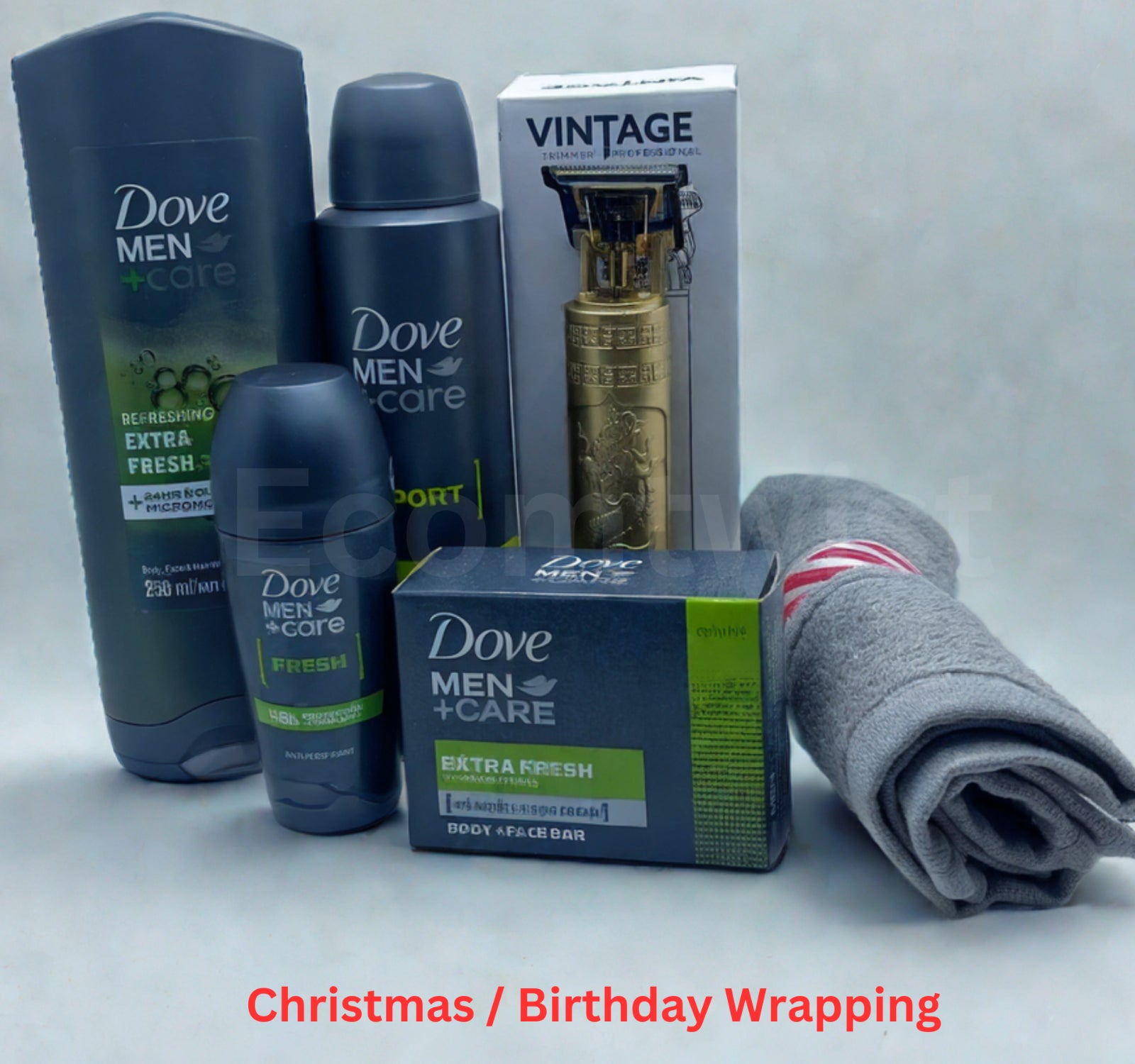 Luxury Dove Men Christmas Gift Hamper Grandfather Son Father Care Wash Deodorant