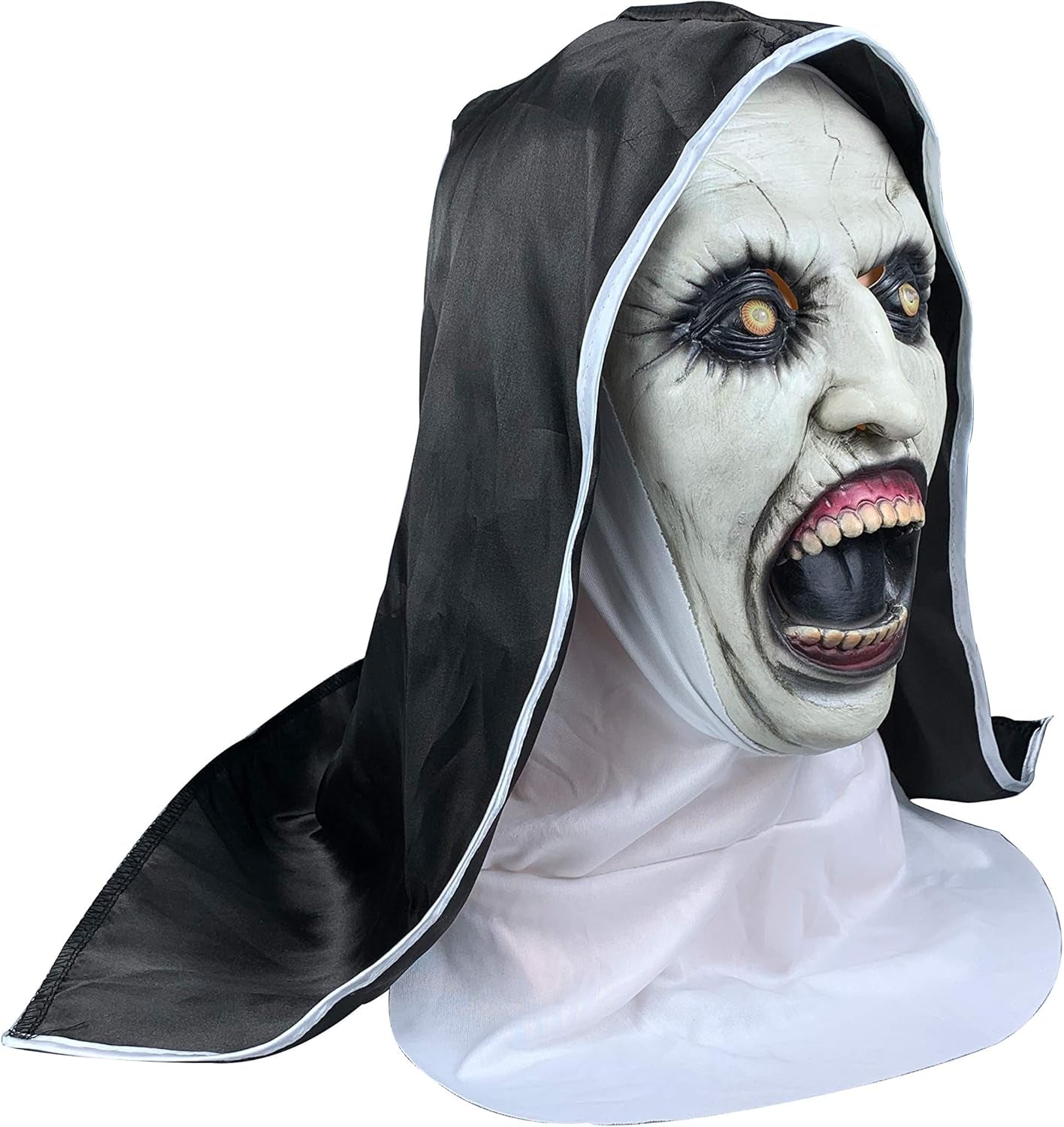 Halloween Latex Full Head Mask the Nun Horror Scary Cosplay Costume Mask