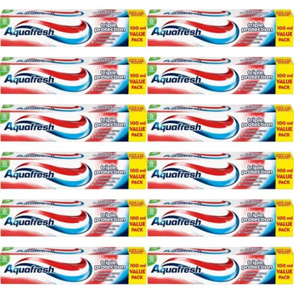 Aquafresh Triple Protection Toothpaste 100ml x 12