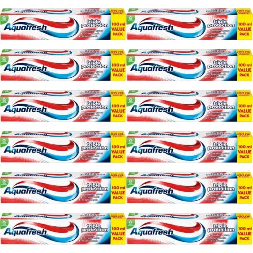 Aquafresh Triple Protection Toothpaste 100ml x 12