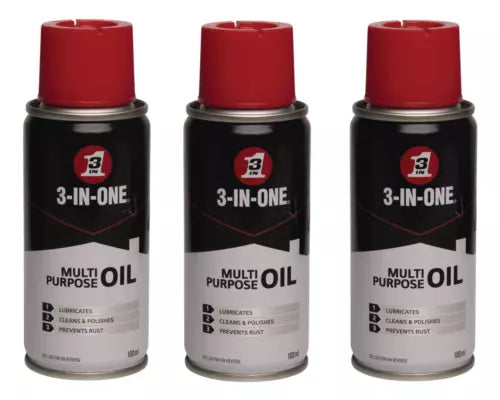 3-in-1 original Multi-Purpose Oil Spray Aerosol 100ml x 3